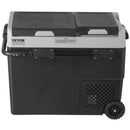 58L VEVOR pārnēsājams auto ledusskapis ar saldētavas kompresoru, divu zonu