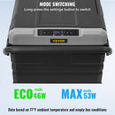 95L VEVOR pārnēsājams auto ledusskapis/saldētavas kompresors, divas zonas