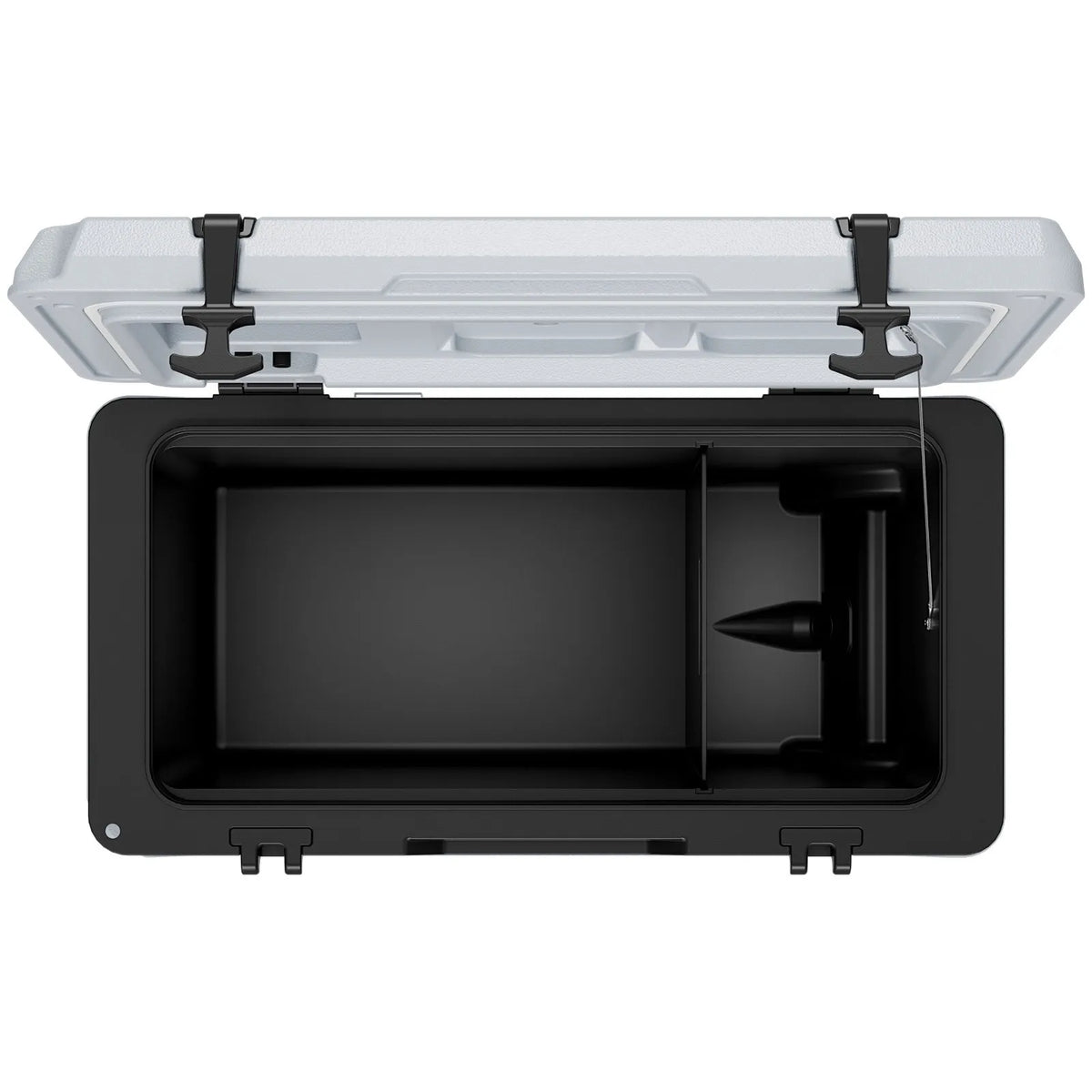 VEVOR Portable Cooler Box on Wheels 49 L, Insulated Cool Box with 48-Hour Cold Retention, Airtight, Lightweight for Camping, Picnics and Grilling