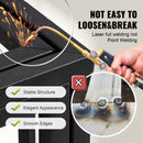 VEVOR 107 cm Smagas uzbūves suņu būda, 3 durvju suņu būda vidējiem un lieliem suņiem ar bloķējamajiem riteņiem un noņemamu paliktni