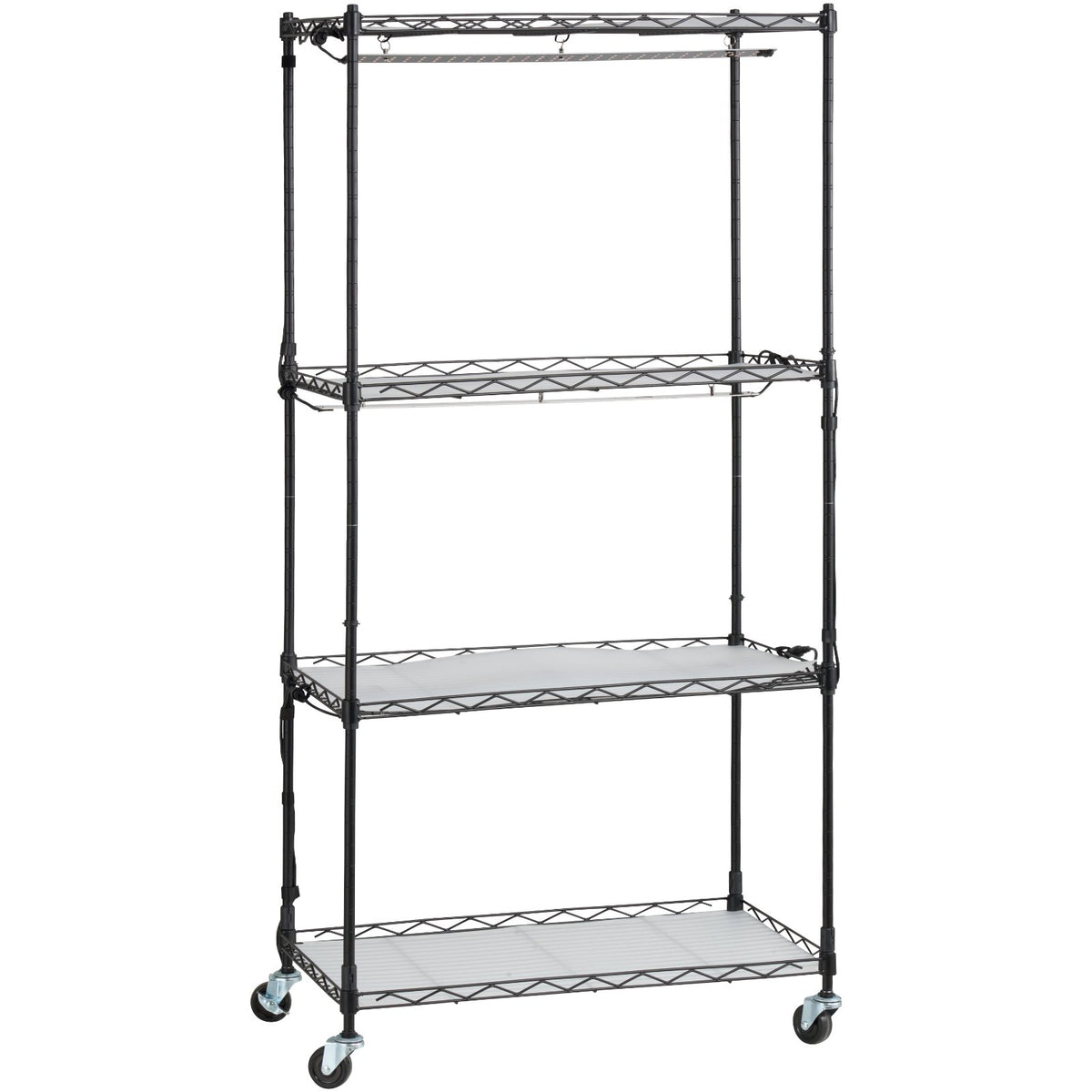 VEVOR Plant Stand with Grow Lights, 4 Tiers, 45W, 126.5 cm Height