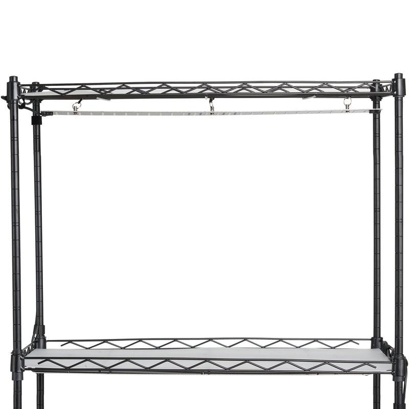 VEVOR augu statīvs ar audzēšanas gaismām, 4 līmeņi, 45W, 126,5 cm augsts