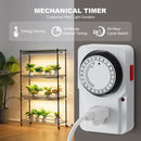 VEVOR augu stends ar augšanas gaismām, 4 līmeņi, 180W, 150 cm