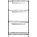 VEVOR augu statīvs ar audzēšanas gaismām, 4 līmeņi, 90W, 150 cm augsts