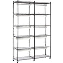 Augu statīvs ar augu lampu, 6 līmeņi, 200 W, 150 cm iekštelpu augu audzēšanas plaukts