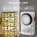 Augu statīvs ar augu lampu, 6 līmeņi, 200 W, 150 cm iekštelpu augu audzēšanas plaukts