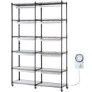 Augu statīvs ar augu lampu, 6 līmeņi, 200 W, 150 cm iekštelpu augu audzēšanas plaukts