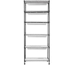 Augu statīvs ar augu lampām, 6 līmeņi, 150 W, 180 cm augsts augu audzēšanas plaukts