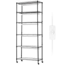 VEVOR augu stends ar augšanas gaismām, 6 līmeņi, 192W, 180 cm