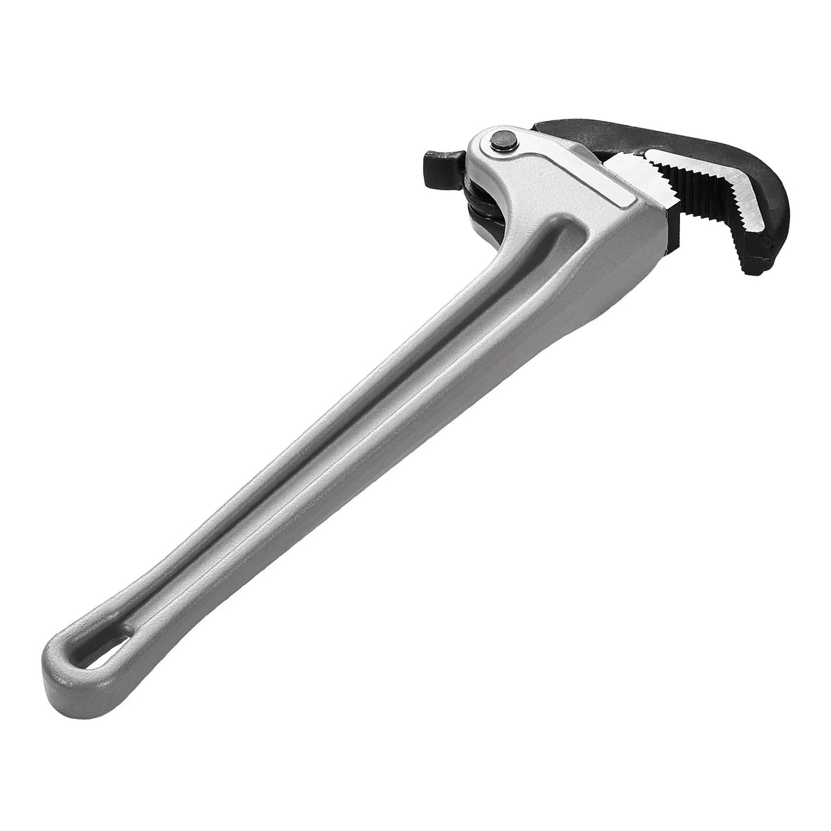 VEVOR Straight Pipe Wrench, 460 mm, with Automatic Jaw Adjustment, Ergonomic Handle and Hanging Design, Suitable for Water Pipes and Auto Repair