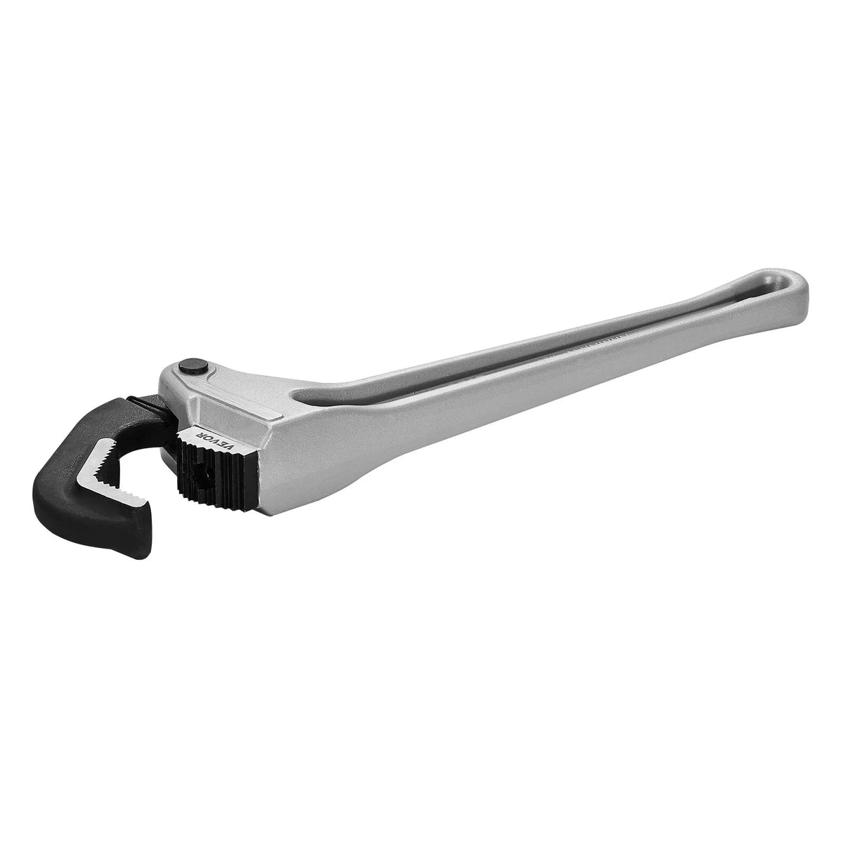 VEVOR Straight Pipe Wrench, 460 mm, with Automatic Jaw Adjustment, Ergonomic Handle and Hanging Design, Suitable for Water Pipes and Auto Repair