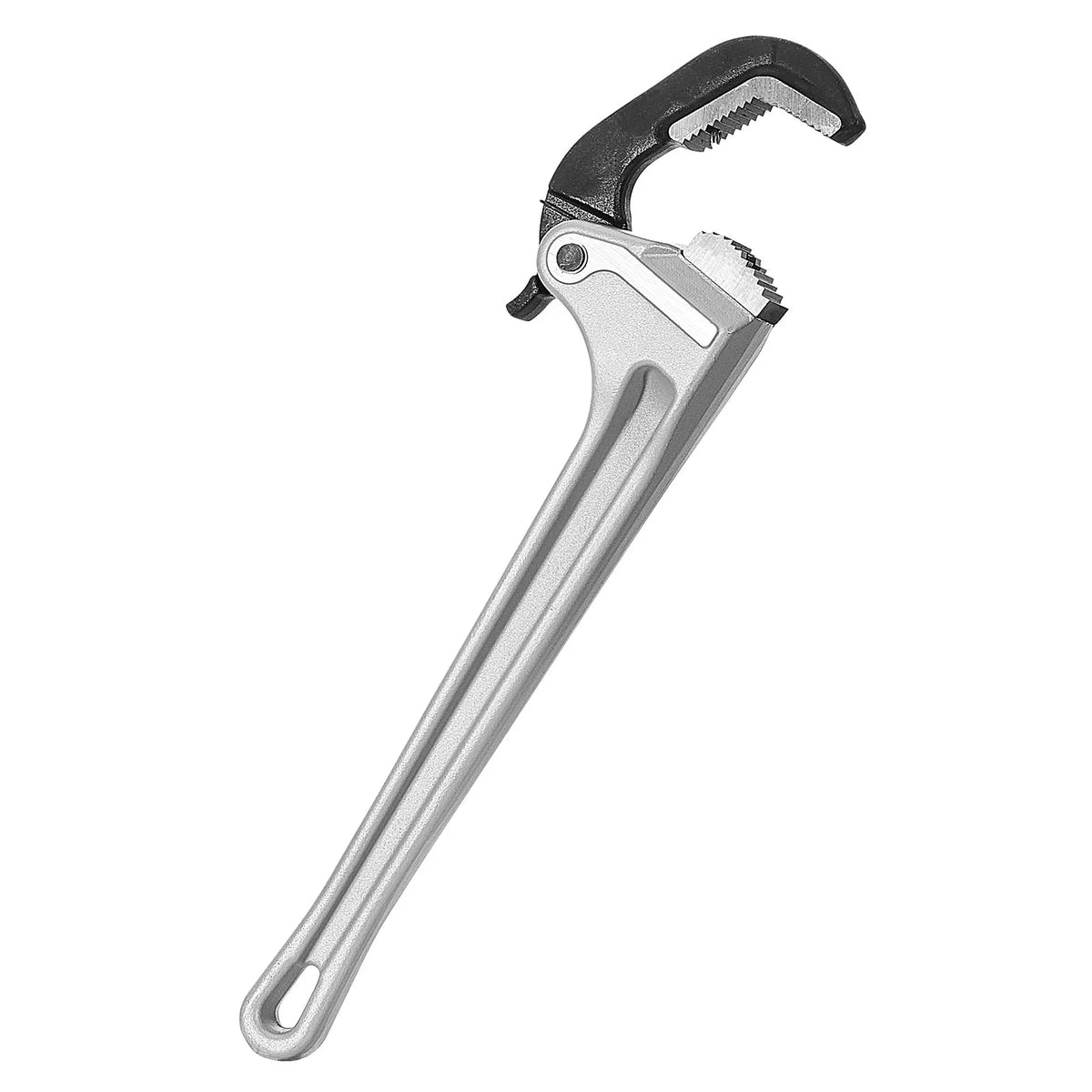 VEVOR Straight Pipe Wrench, 460 mm, with Automatic Jaw Adjustment, Ergonomic Handle and Hanging Design, Suitable for Water Pipes and Auto Repair
