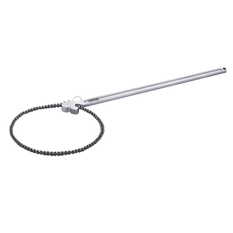 Ķēdes atslēga, 1220 mm, cauruļu diametrs līdz 340 mm, abpusēja darbība