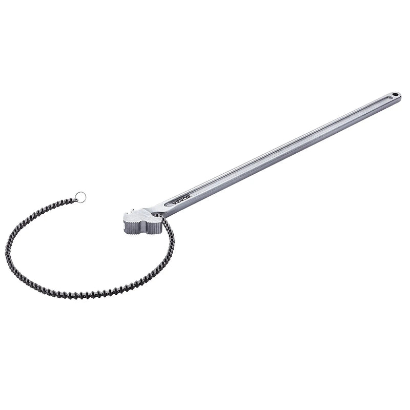 Ķēdes atslēga, 1220 mm, cauruļu diametrs līdz 340 mm, abpusēja darbība