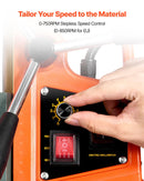 VEVOR magnētiskā urbmašīna, 1400 W, 50 mm urbuma diametrs, 0–850 apgr./min. ātrums, reversā darbība, magnētiskā urbjmašīna ar 6 serdeņa urbjiem, elektriskā urbjmašīna rūpniecībai un mājas darbiem