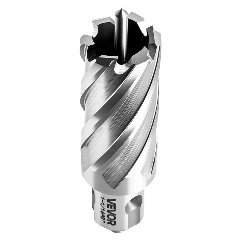 VEVOR gredzenveida urbju komplekts 13 gab., universāls kāts magnētiskajām urbjmašīnām, griešanas dziļums 50,8 mm, diametrs 11,11–26,98 mm, HSS, 11 urbji, 2 pilotadatas, plastmasas koferis - ZEMLETES.LV