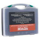 VEVOR gredzenurbju komplekts magnētiskajām urbjmašīnām, 6 gab., Weldon kāts, griešanas dziļums 25 mm, griešanas diametrs 12,7–27 mm, M2AL ātrgriezējtērauds, ar pilotadatu un pārnēsājamu koferi