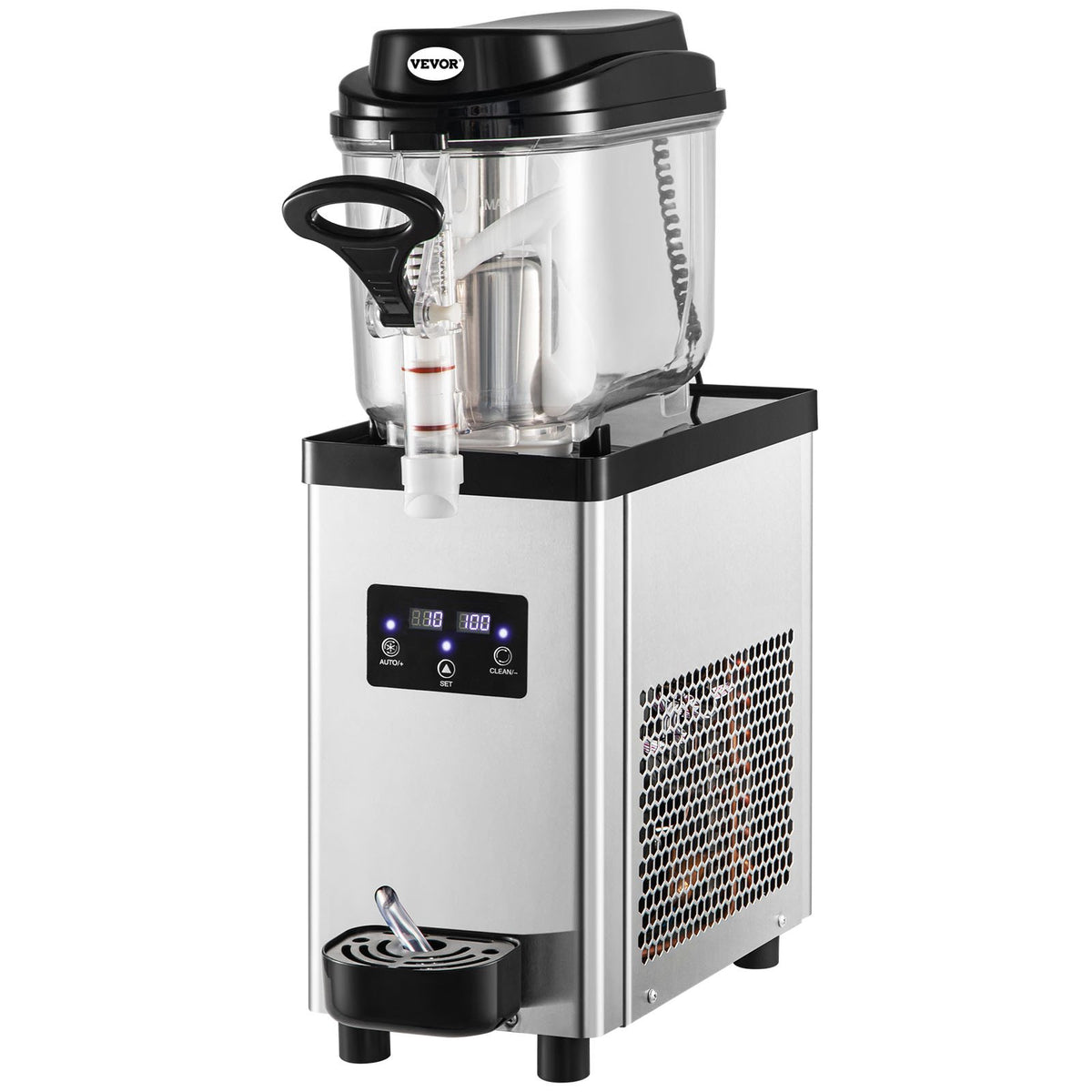 VEVOR Commercial Slush Machine 6 L, 25 Cups, 705 W, Stainless Steel