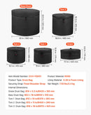 VEVOR 5 daļu bungu somu komplekts, 600D, polsterētas bungu somas basbungu, tomiem un mazajai bungai, biezs polsterējums, viegli aizsargpārvalki, transportēšanas un uzglabāšanas somas ar pārnēsāšanas rokturi, bungu un piederumu aizsardzībai