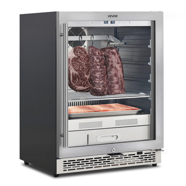 45 kg sausās nogatavināšanas ledusskapis steikam, gaļas nogatavināšanas iekārta ar precīzu temperatūras un mitruma kontroli, brīvi stāvoša vai iebūvējama, mājai, virtuvei, restorānam, viesnīcai