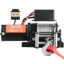 VEVOR elektriskā vinča, 12 V, 1360 kg vilkšanas jauda, ar tērauda trosi (4,8 mm × 12 m), IP55, bezvadu tālvadība, 4 virzienu troses vadotne - piemērota ATV, UTV, džipiem, SUV, piekabēm, laivām un automašīnām