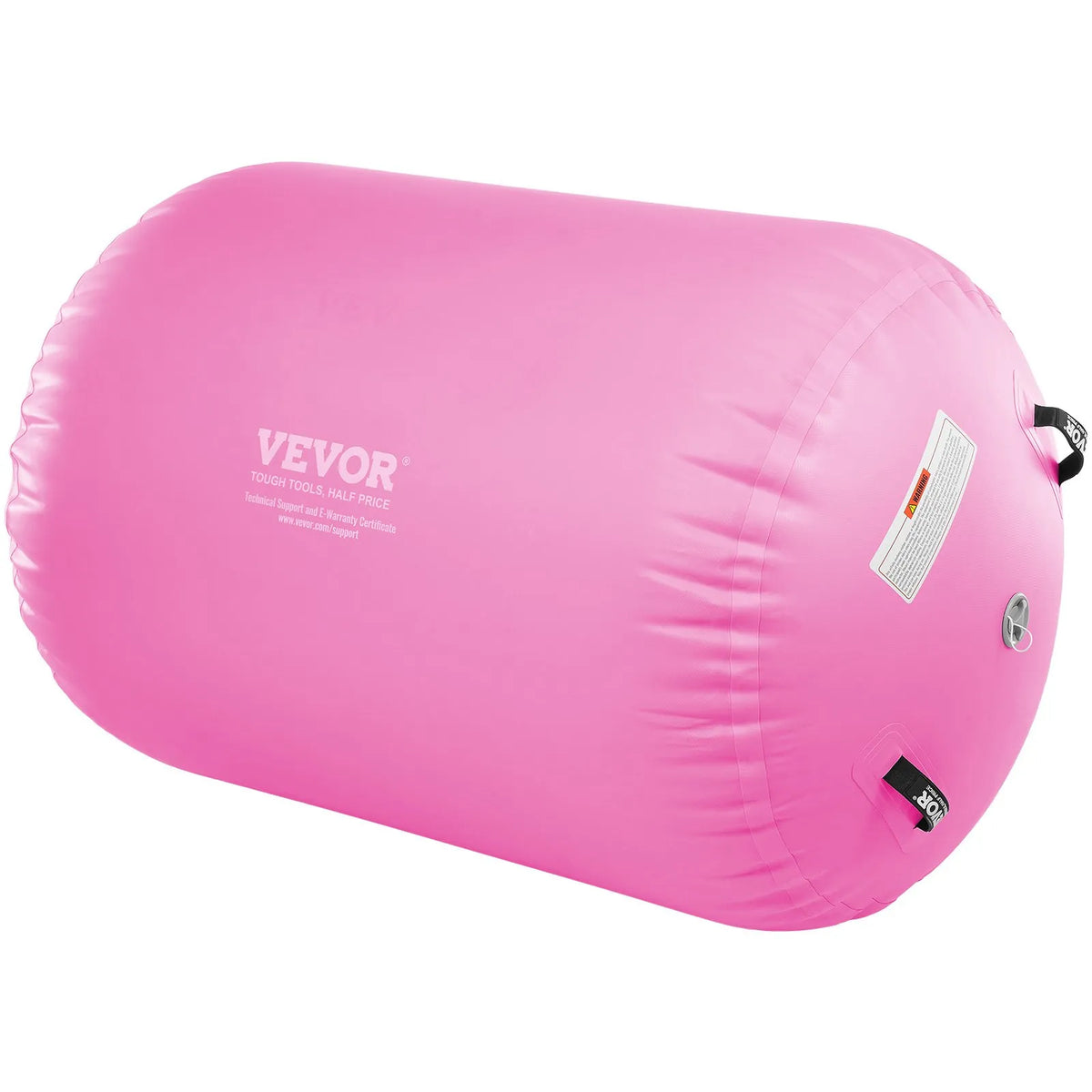 VEVOR Air Track Inflatable Gymnastics Cylinder with Pump, Compact Gymnastics Mat