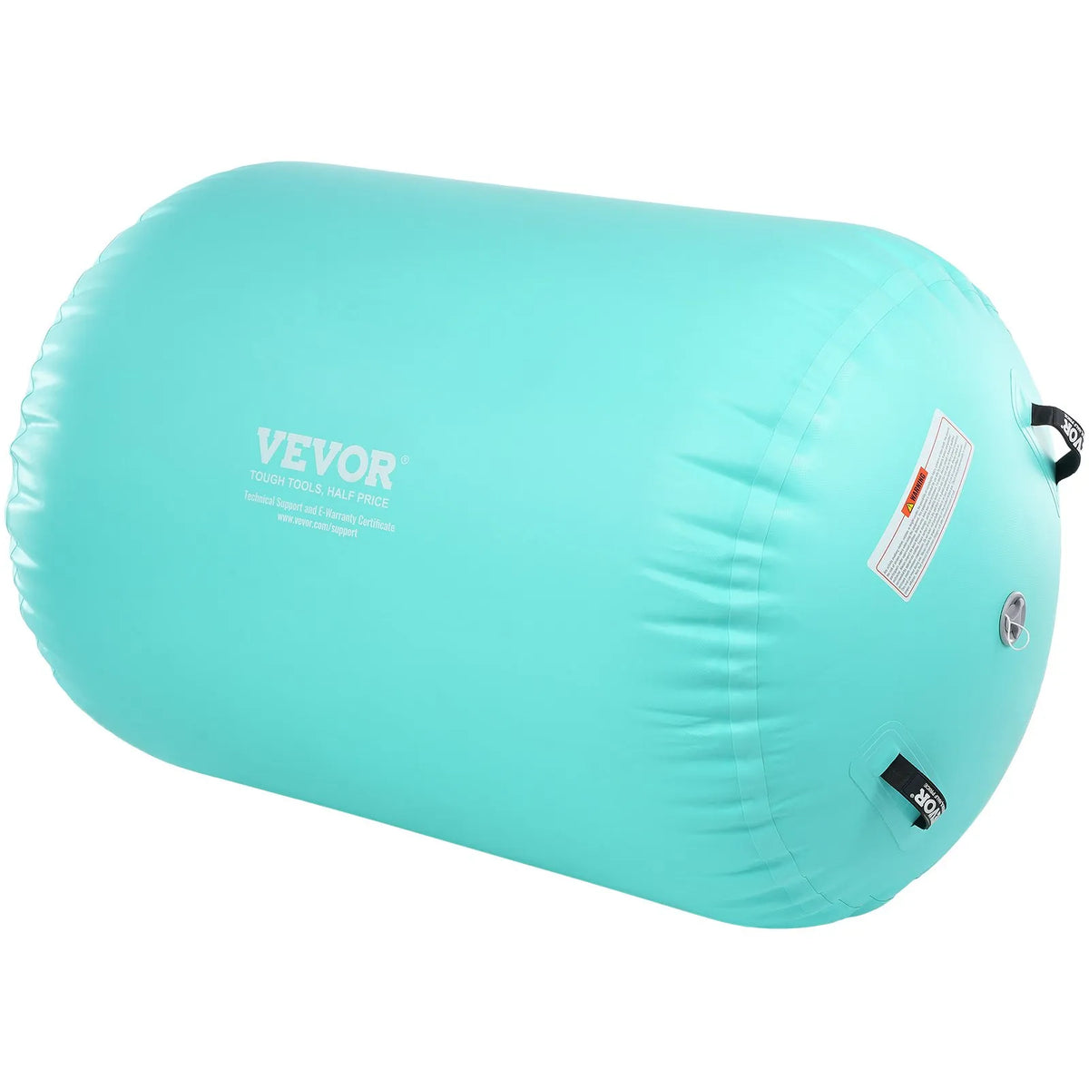 VEVOR Air Track Inflatable Gymnastics Cylinder with Pump, Exercise Mat