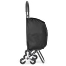 VEVOR kāpņu rati, salokāmi, 35 L soma, ar 6 riteņiem