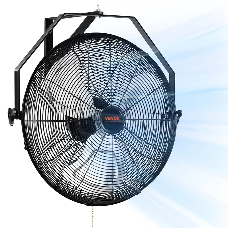 Rūpnieciskais sienas ventilators 44,6 cm, 3 ātrumi