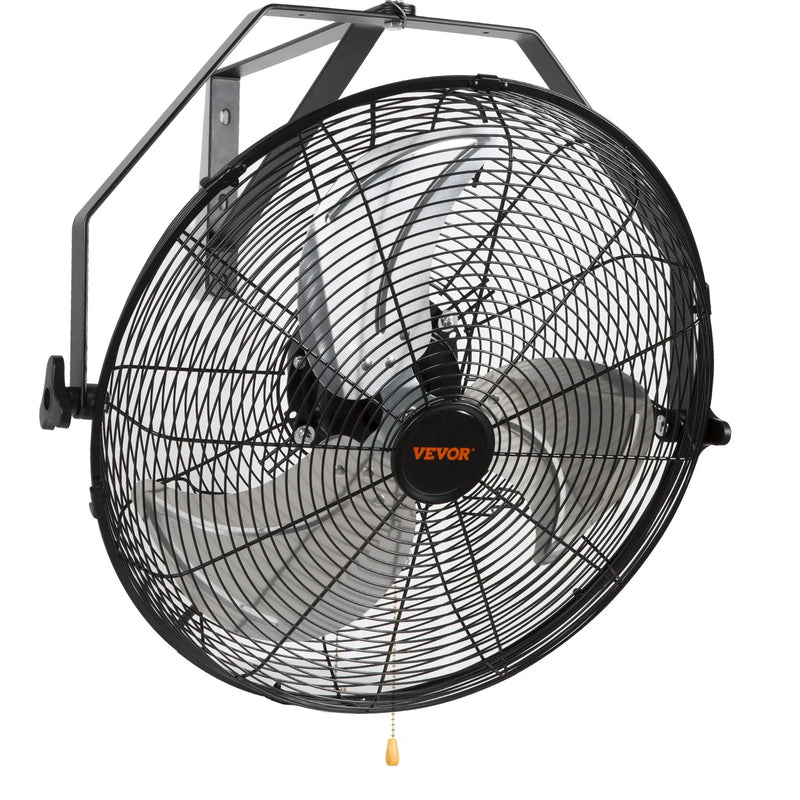 Rūpnieciskais sienas ventilators 44,6 cm, 3 ātrumi