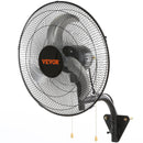 VEVOR 73W sienas ventilators, metāla, 44.5 cm, 3 ātrumi, max jauda 4000 CFM