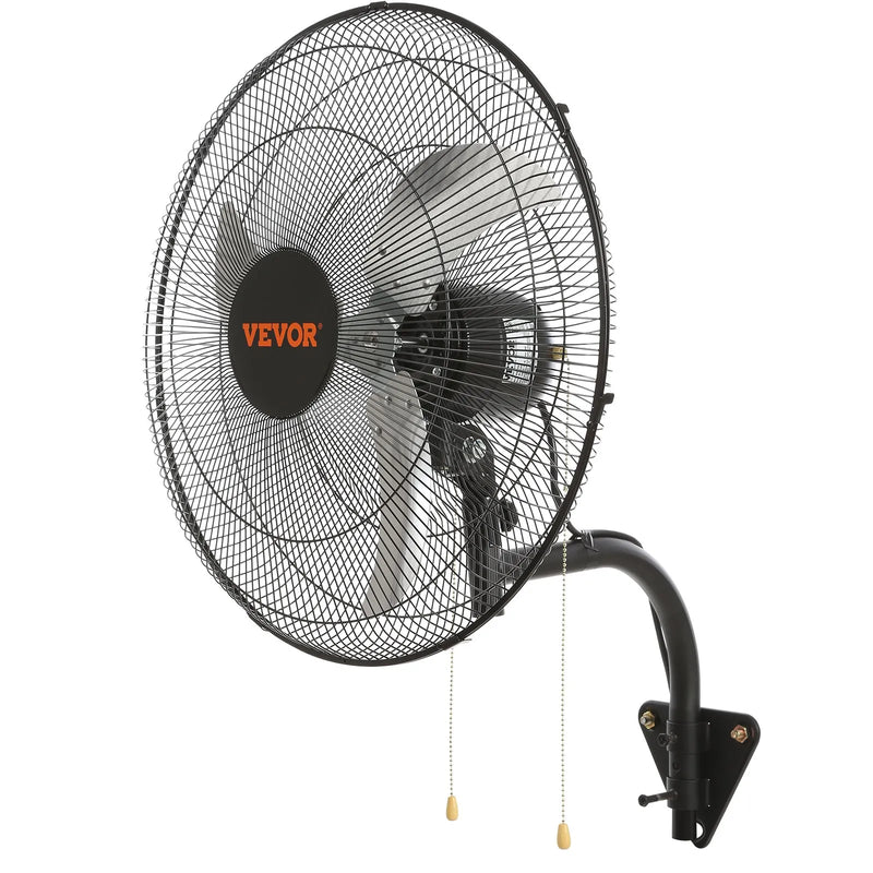 Sienas ventilators metāla 49 cm 3 ātrumi