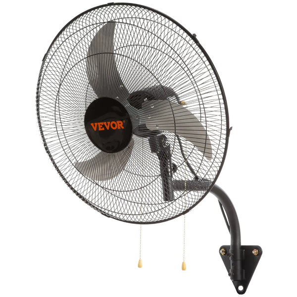 Sienas ventilators metāla 49 cm 3 ātrumi