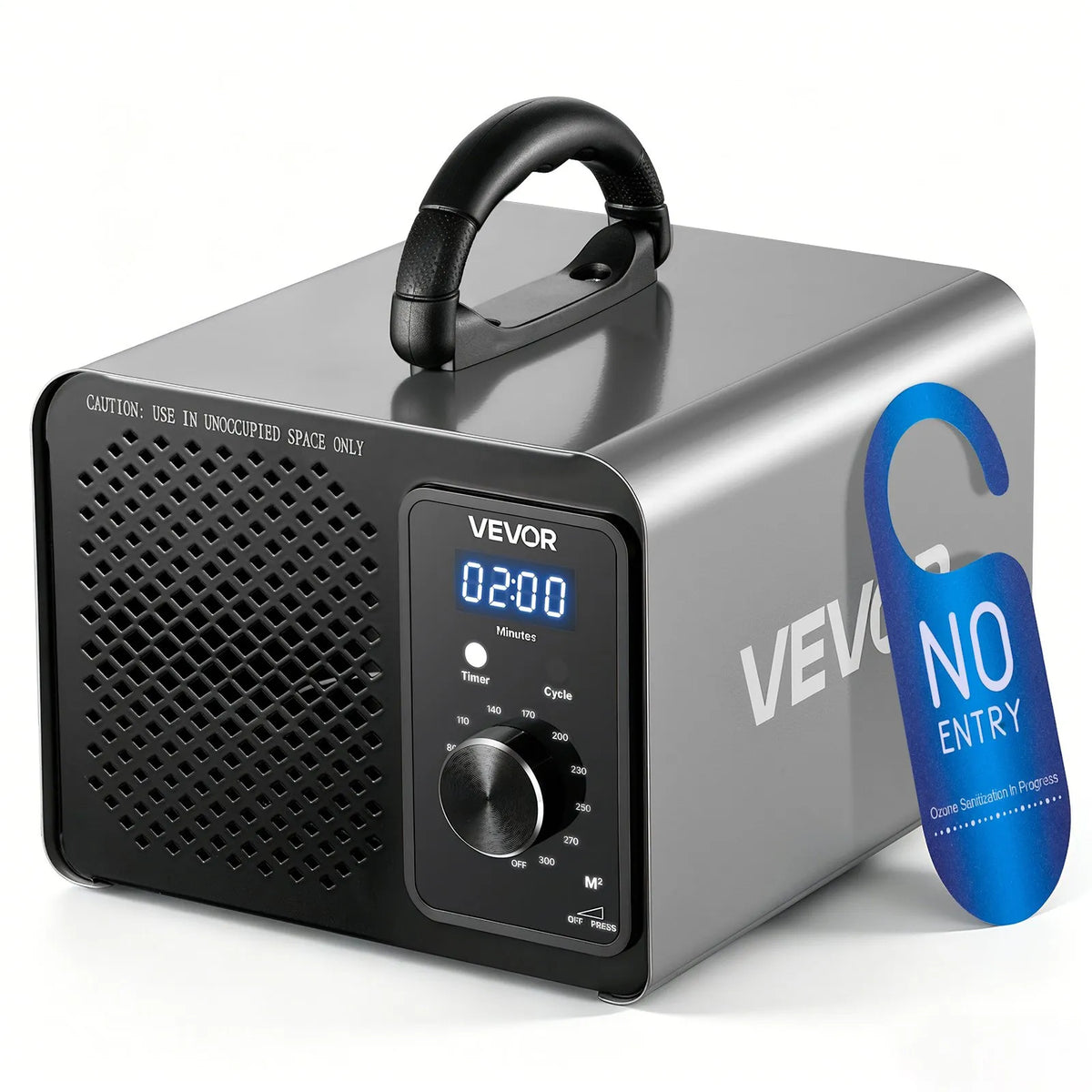 VEVOR Ozone Generator 36,000 mg/h with 15 Second Delay Start, Timer, Rotation Control and Odour Treatment Cycle Mode for Cars and Rooms up to 300 m²