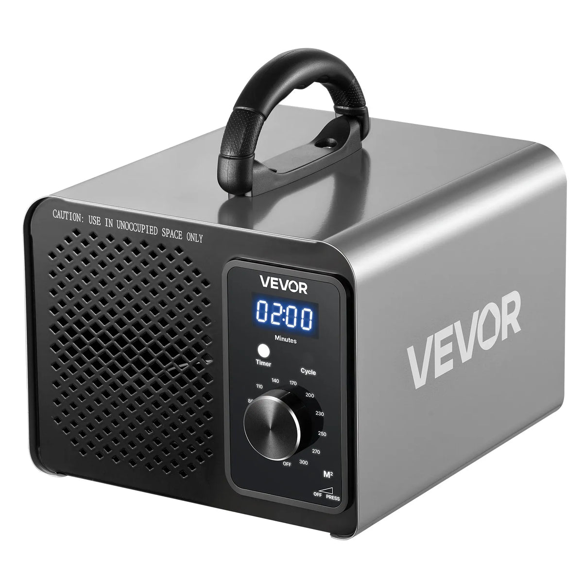 VEVOR Ozone Generator 36,000 mg/h with 15 Second Delay Start, Timer, Rotation Control and Odour Treatment Cycle Mode for Cars and Rooms up to 300 m²