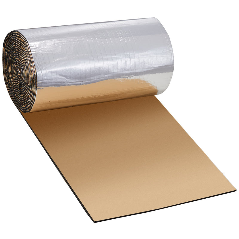 VEVOR automašīnas skaņas izolācijas paklājs – 5 mm biezs, 3,3 m² trokšņa slāpēšanas un siltumizolācijas materiāls ar augstas blīvuma putu slāni un ūdensdrošu divslāņu konstrukciju