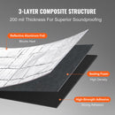 VEVOR automašīnas skaņas izolācijas paklājs – 5 mm biezs, 3,3 m² trokšņa slāpēšanas un siltumizolācijas materiāls ar augstas blīvuma putu slāni un ūdensdrošu divslāņu konstrukciju