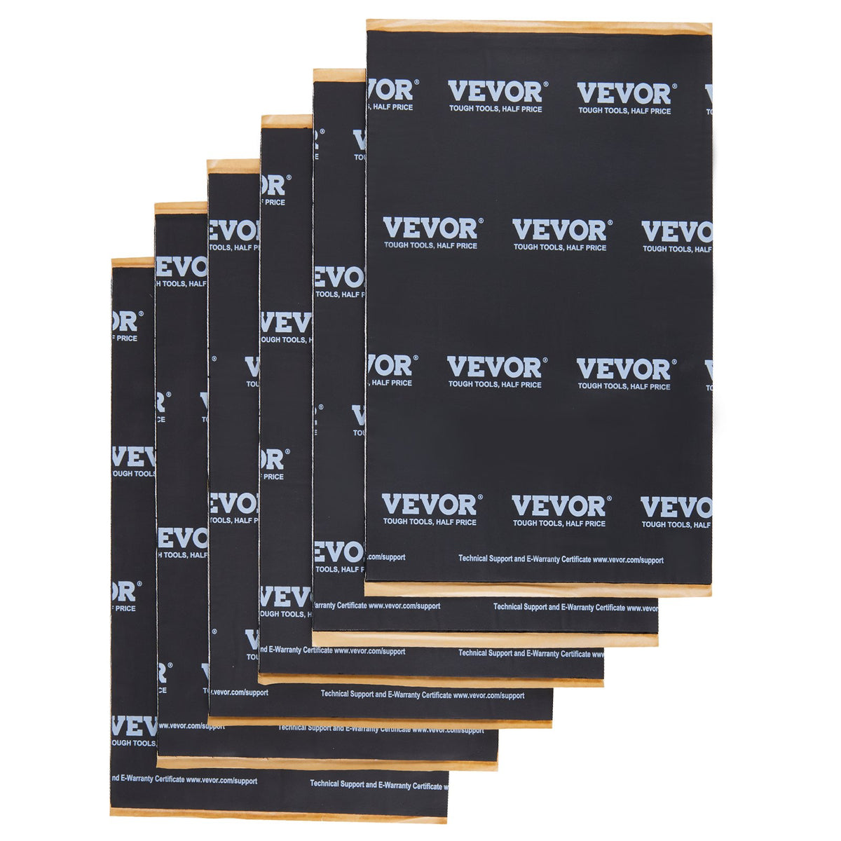 VEVOR Car Sound Insulation Mat – 5.1 mm Thick, 2.3 m² Butyl Noise Damping Material, Vibration and Sound Insulation for Vehicles