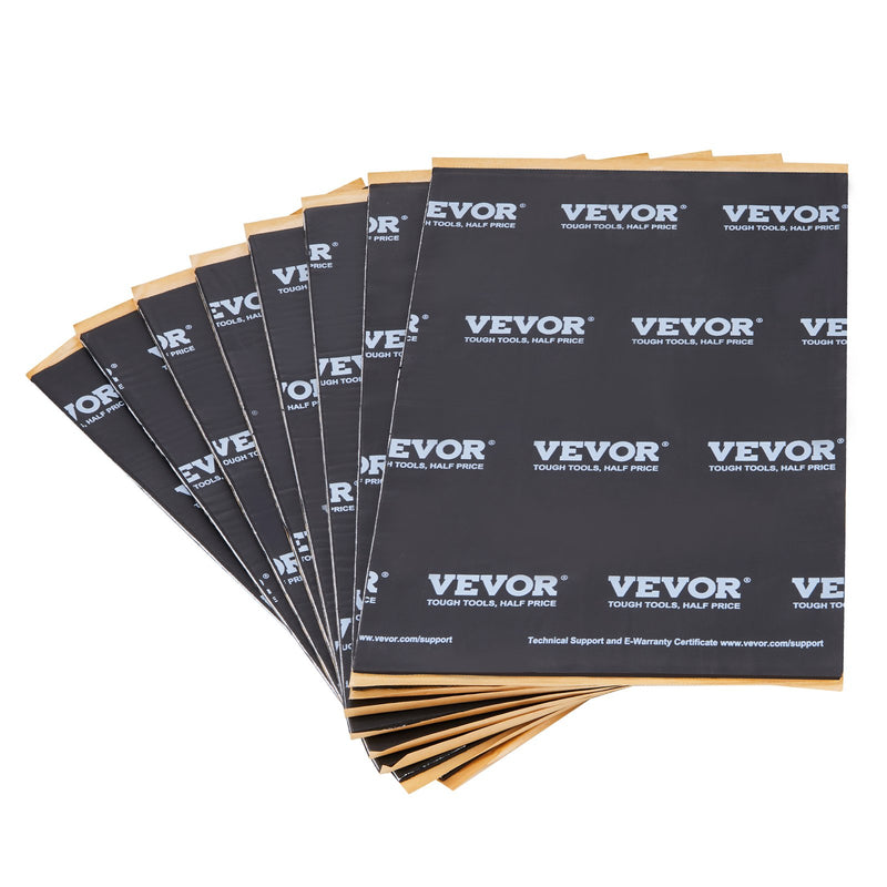 VEVOR automašīnas skaņas izolācijas paklājs - 5,1 mm biezs, 2,3 m² butila trokšņu slāpēšanas materiāls, vibrāciju un skaņas izolācija transportlīdzekļiem