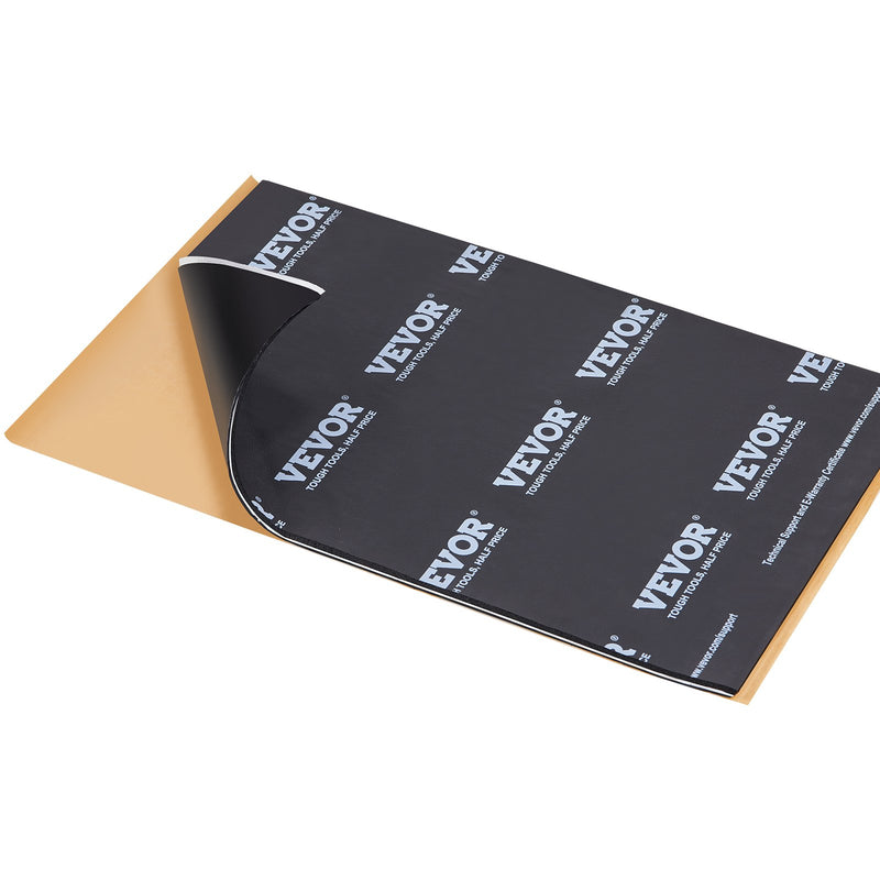 VEVOR automašīnas skaņas izolācijas paklājs - 5,1 mm biezs, 2,3 m² butila trokšņu slāpēšanas materiāls, vibrāciju un skaņas izolācija transportlīdzekļiem