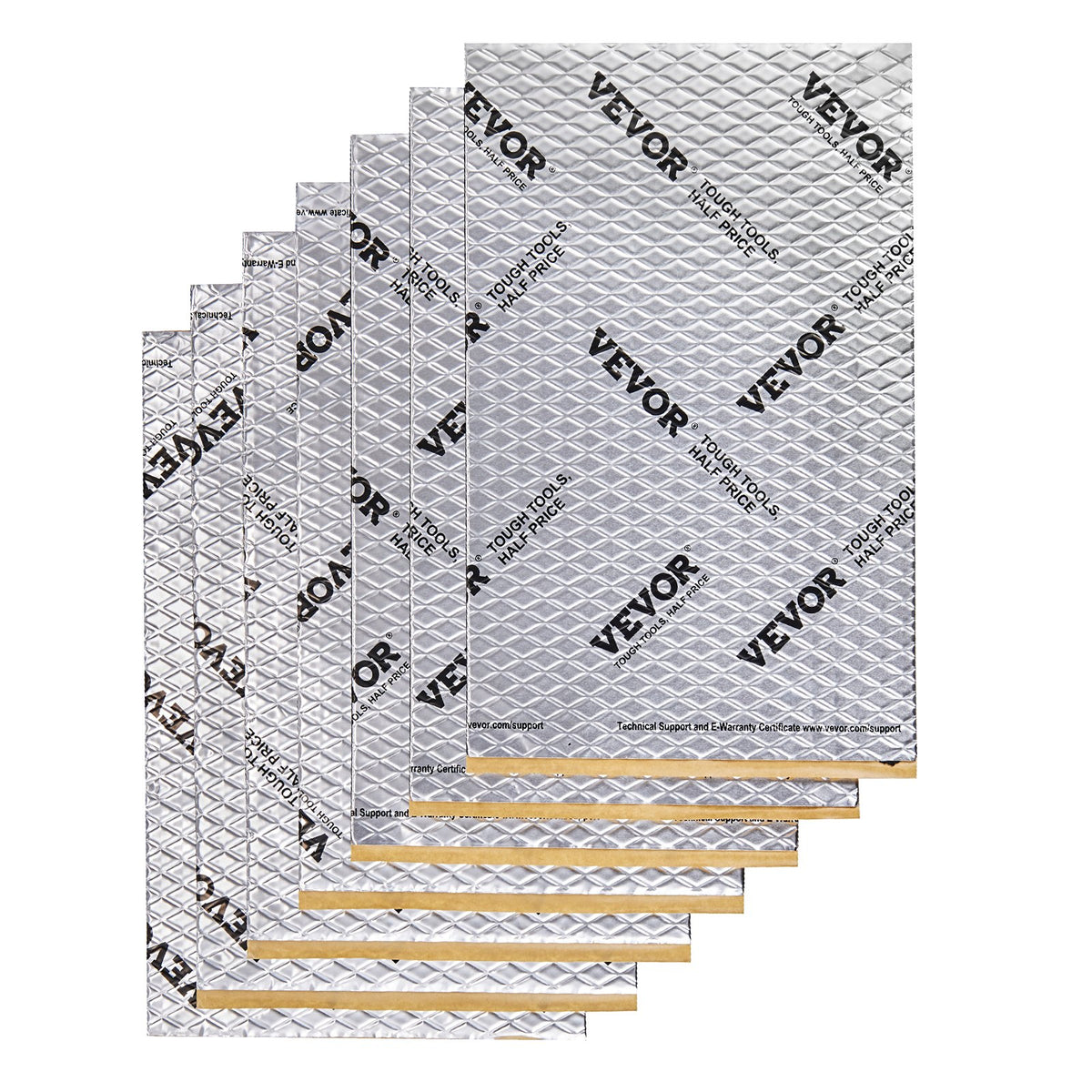 VEVOR Car Sound Deadening Mat, 80 mil, 3.3 m², Butyl Noise Insulator for Cars, Vibration Damping Material