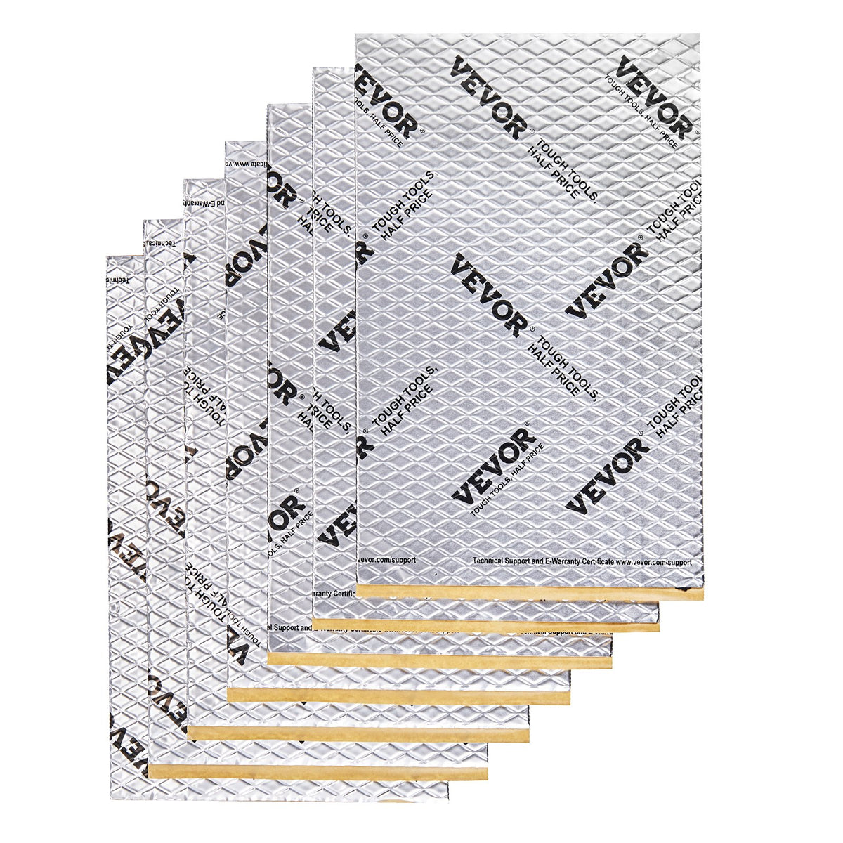 VEVOR Car Sound Deadening Mat, 80 mil, 3.3 m², Butyl Noise Insulator for Cars, Vibration Damping Material