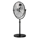 VEVOR rūpnieciskais statīva ventilaatorid, 3 ātrumi, augstums regulējams nr 115 līdz 147 cm