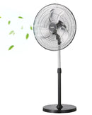 VEVOR 50 cm rūpnieciskais stāvošais ventilaatorid, 3 ātrumi, oscilējošs, augstuma regulēšana