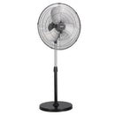 VEVOR 50 cm rūpnieciskais stāvošais ventilaatorid, 3 ātrumi, oscilējošs, augstuma regulēšana