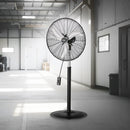 VEVOR 61 cm rūpnieciskais statīva ventilaatorid, 3 ātrumi, svārstīgs, regulējams augstums