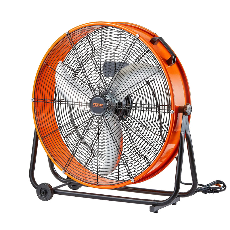 Rūpnieciskais grīdas ventilators 61 cm, 3 ātrumi, 14 600 m³/h, noliktavām