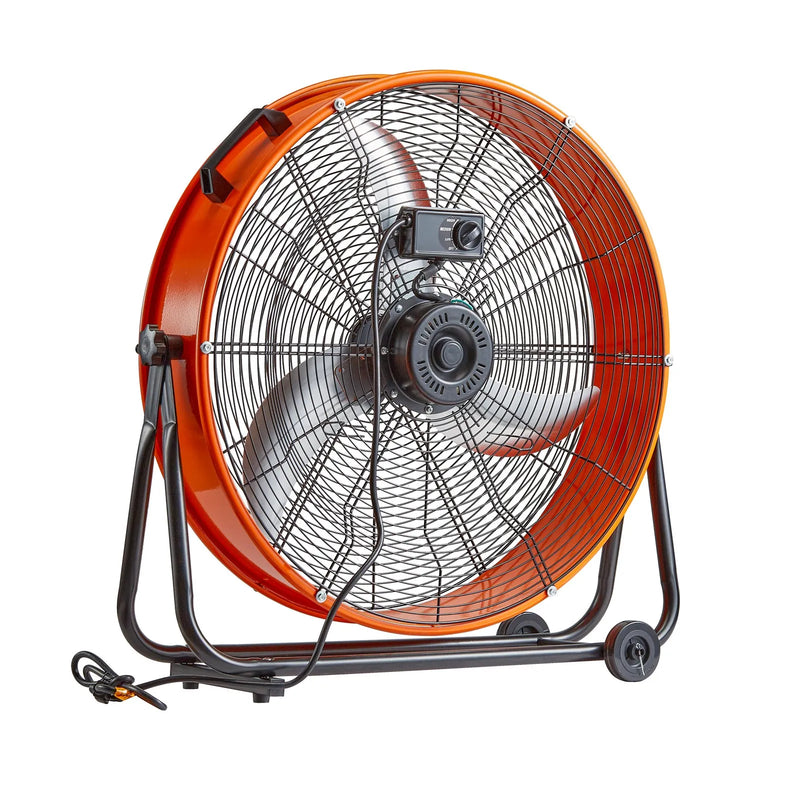 Rūpnieciskais grīdas ventilators 61 cm, 3 ātrumi, 14 600 m³/h, noliktavām