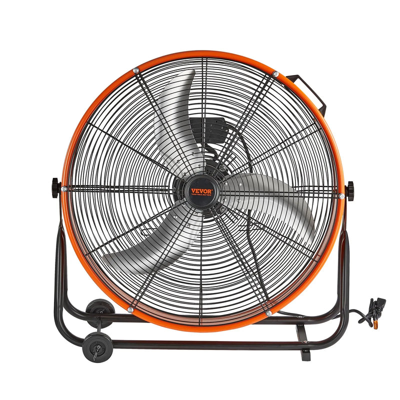 Rūpnieciskais grīdas ventilators 61 cm, 3 ātrumi, 14 600 m³/h, noliktavām