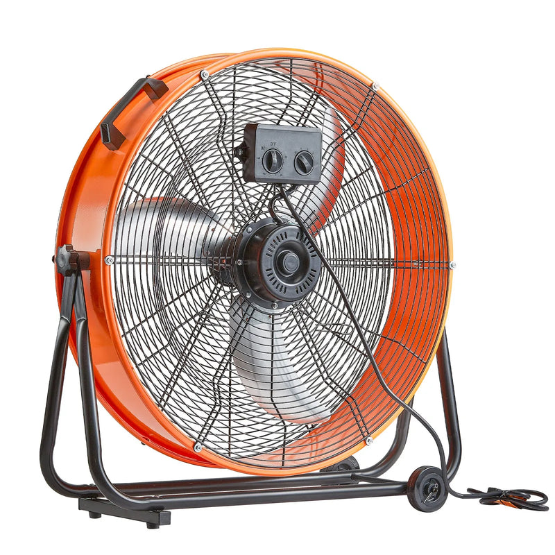Rūpnieciskais grīdas ventilators 61 cm, maināms ātrums, 13 480 m³/h